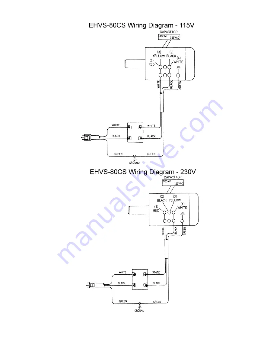 Jet EHVS-80CS Owner'S Manual Download Page 19