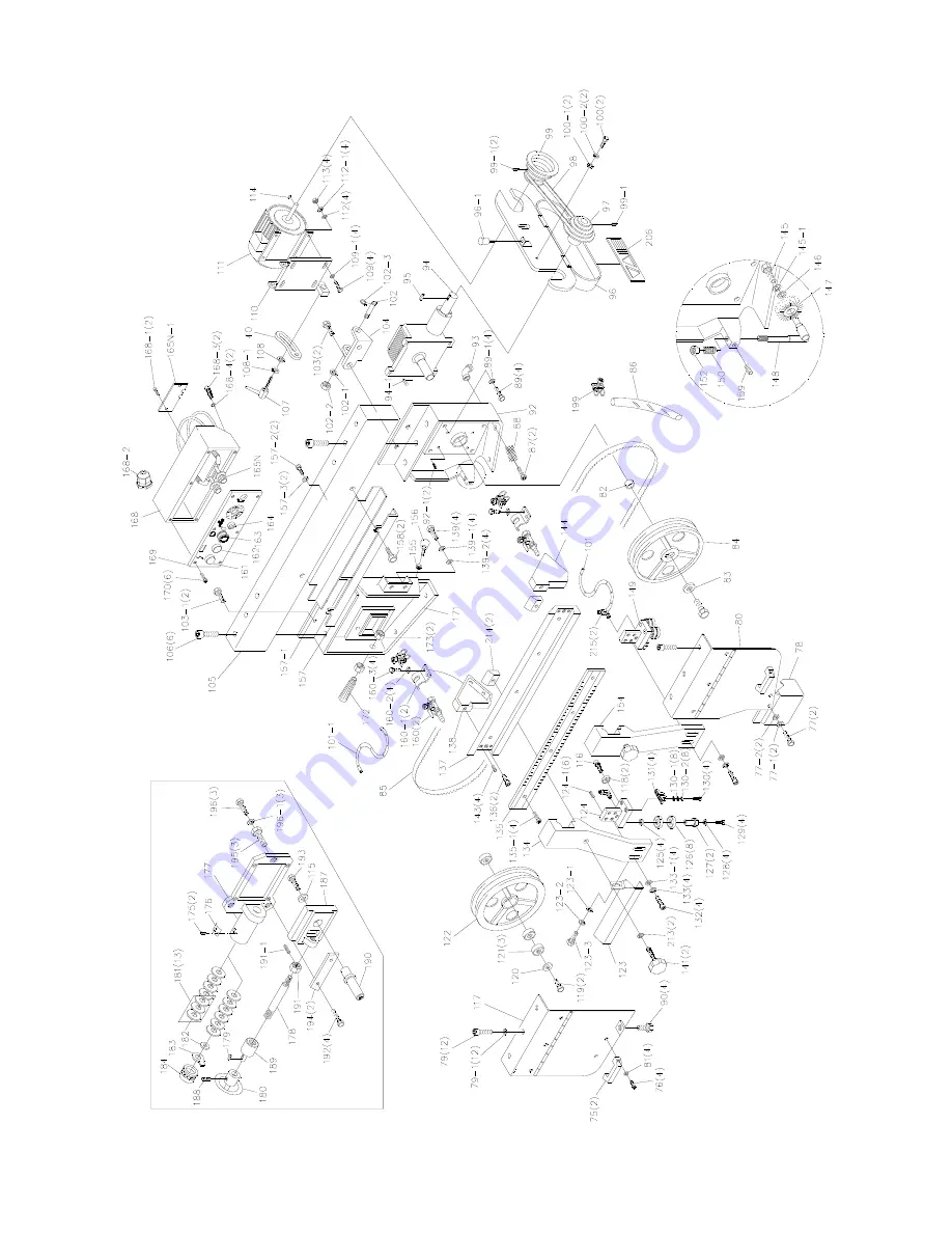 Jet HBS-1018 Operating Instructions And Parts Manual Download Page 23