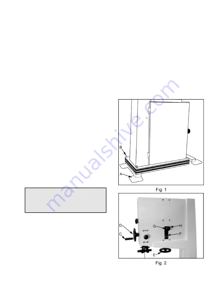 Jet JWBS-16 Owner'S Manual Download Page 8