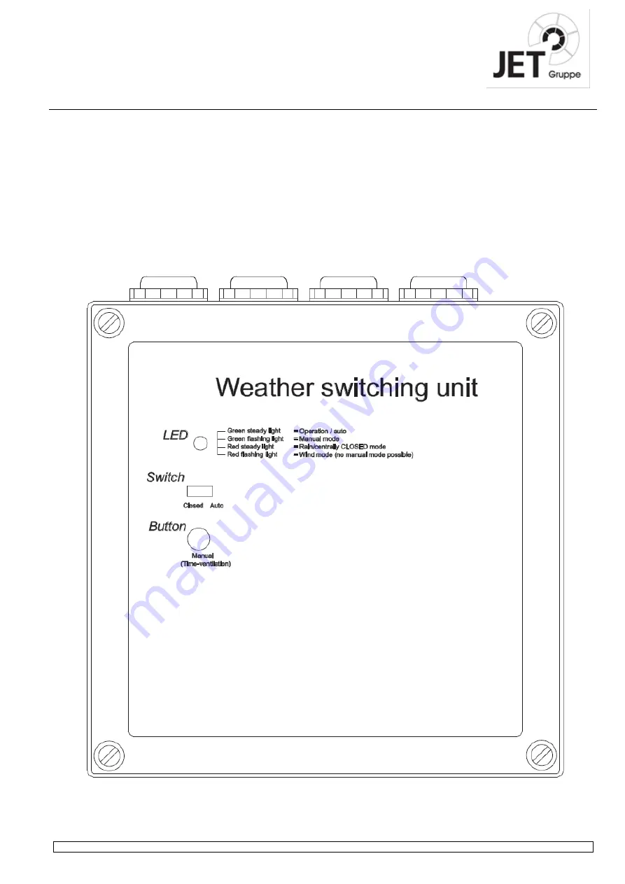 Jet W+RE B/4 Technical Information Download Page 1