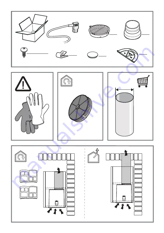 JetAir PLANE WH/F/52 Instruction On Mounting And Use Manual Download Page 3