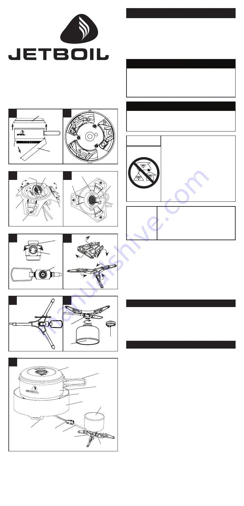 Jetboil HEL200 Instructions For Use Manual Download Page 1