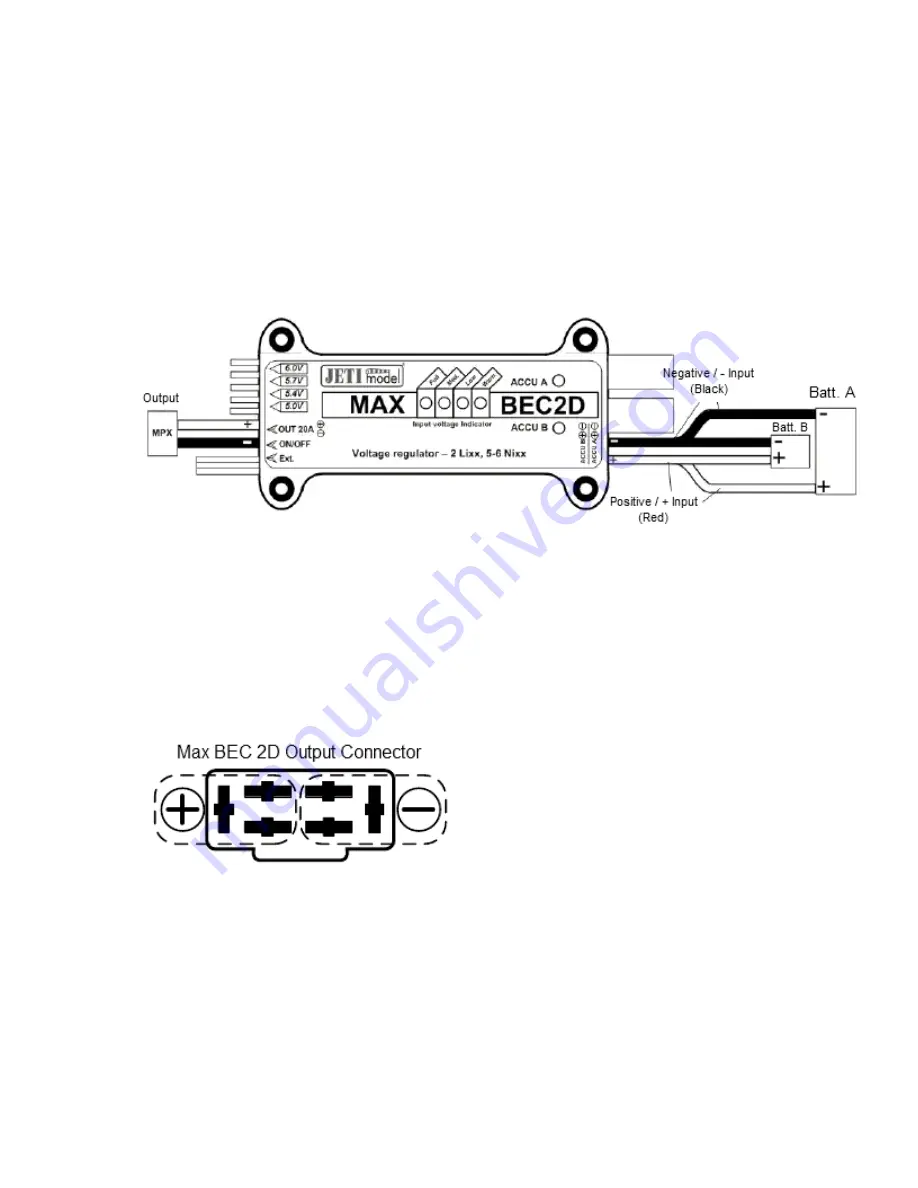 JETI model Max BEC 2D Скачать руководство пользователя страница 3