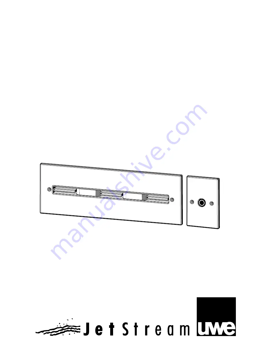 JETStream TriVA Installation And Operating Instructions Manual Download Page 1