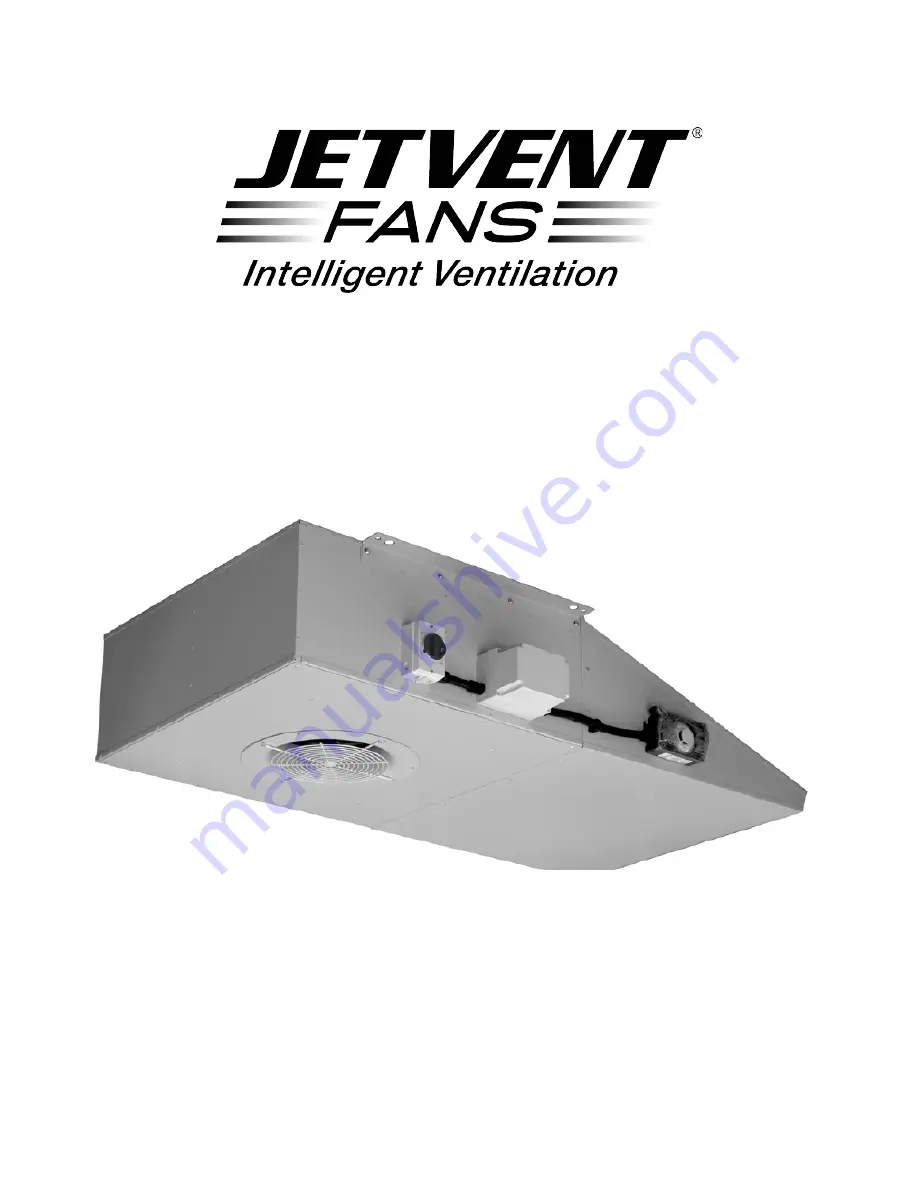 Jetvent Fans JVEC-LP Installation Manual Download Page 1