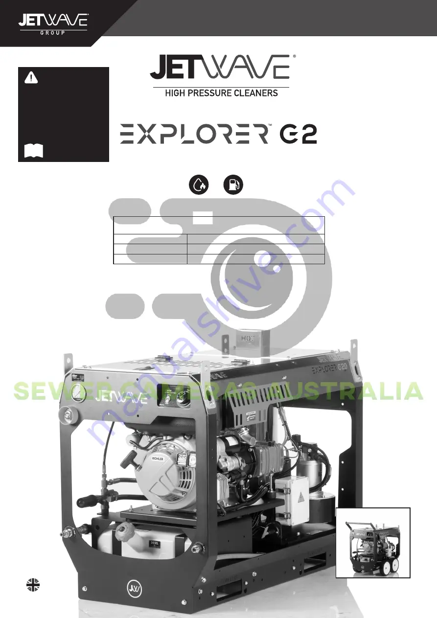 Jetwave EXPLORER G2 Manual Download Page 1