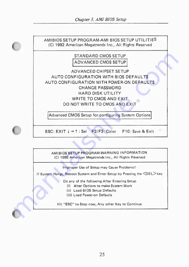 JETWAY OPTI-495SX 3/486WB User Manual Download Page 27