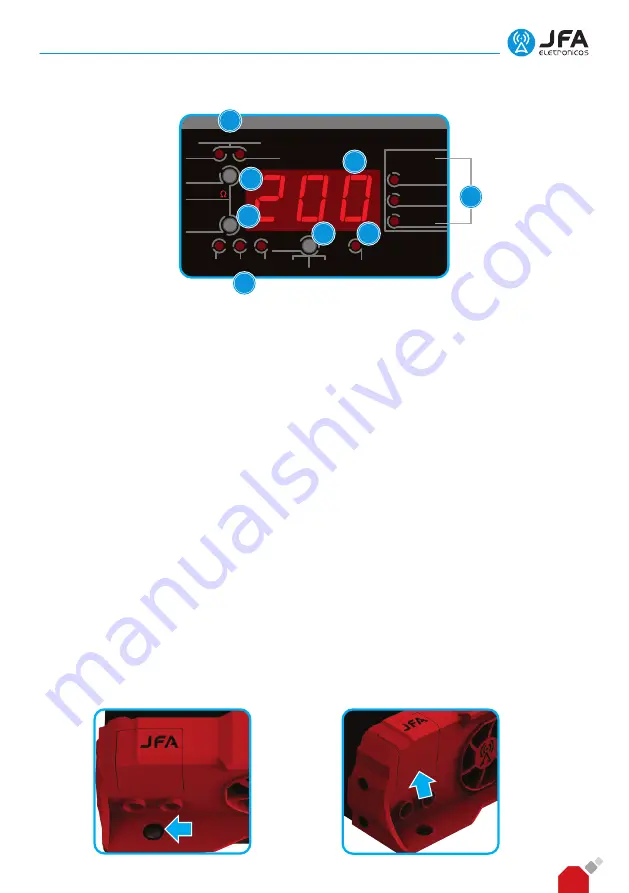 JFA Electronicos X-Line 40A Скачать руководство пользователя страница 5