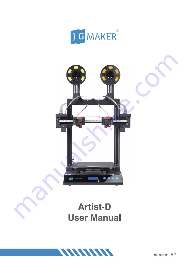 JG Maker Artist-D User Manual Download Page 1