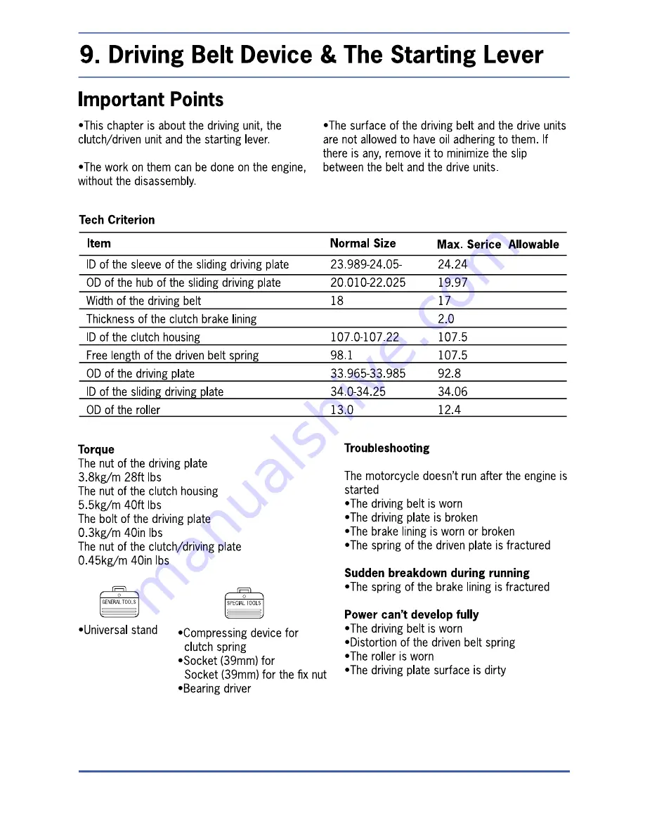 Jialing JL50QT-18 Service And Repair Manual Download Page 100