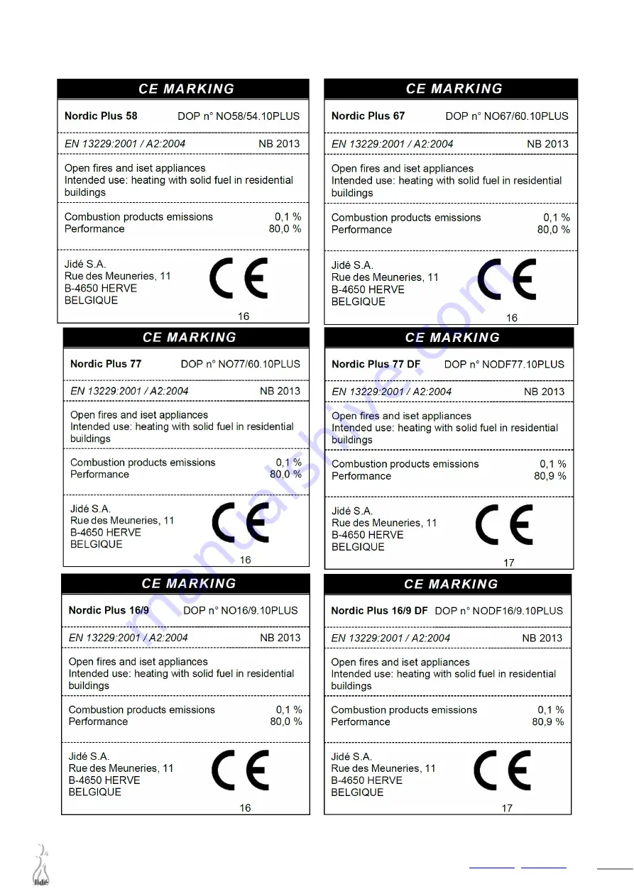 Jide Nordic Plus 67/60 Manual For Installation, Use And Maintenance Download Page 34