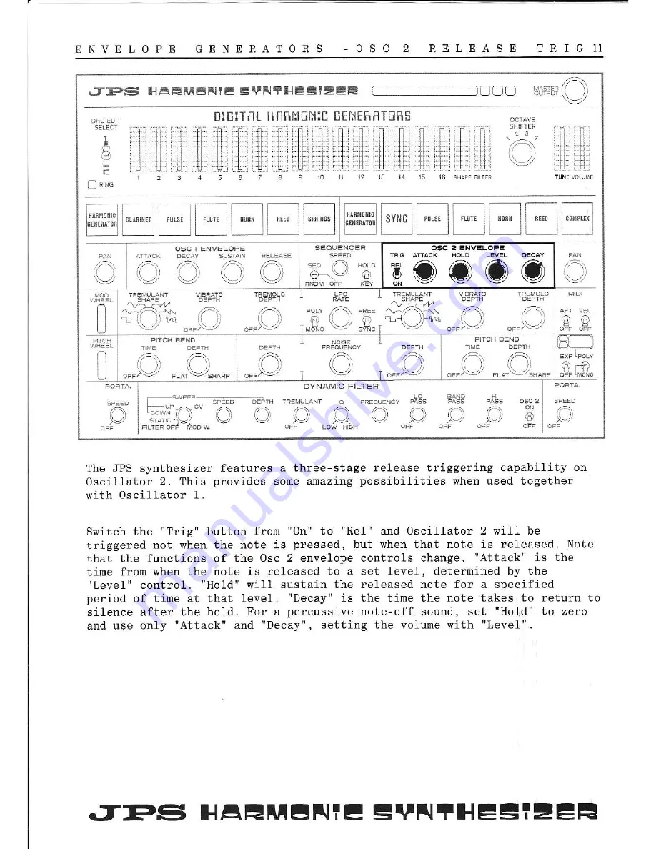 Jiggery-Pokery Sound JPS Harmonic Synthesizer Скачать руководство пользователя страница 13