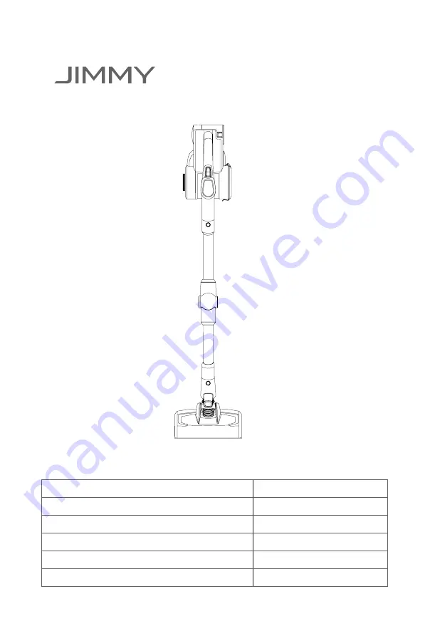 Jimmy JV85 Instruction Manual Download Page 1