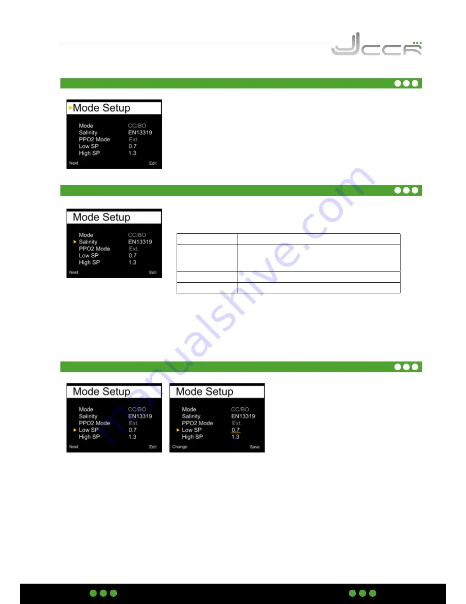 JJ-CCR CE Edition User Instructions Download Page 68