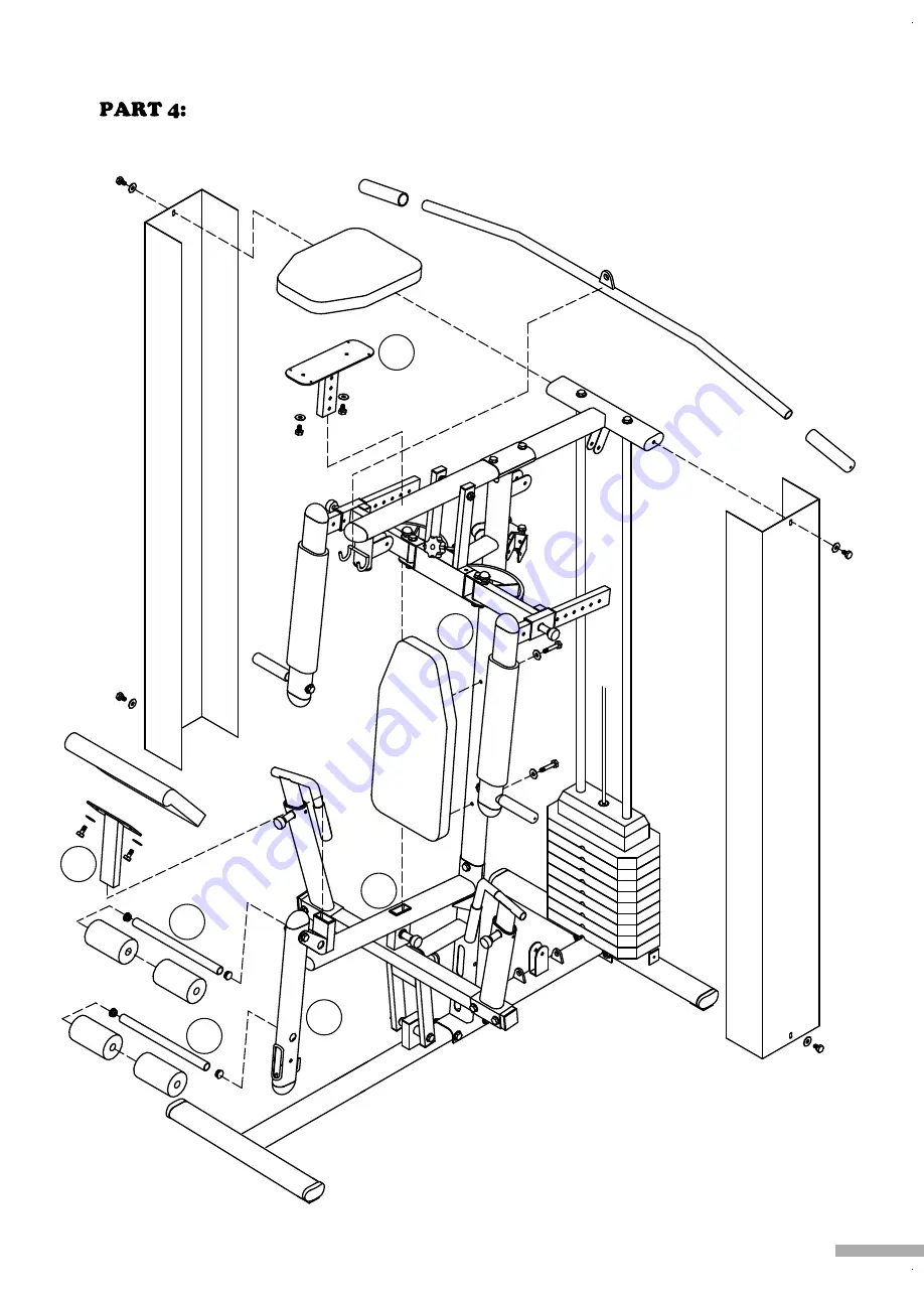 JKEXER MultiGym G9985C Owner'S Manual Download Page 13