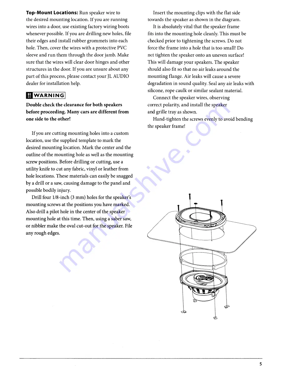 JL Audio C2-690tx Owner'S Manual Download Page 5