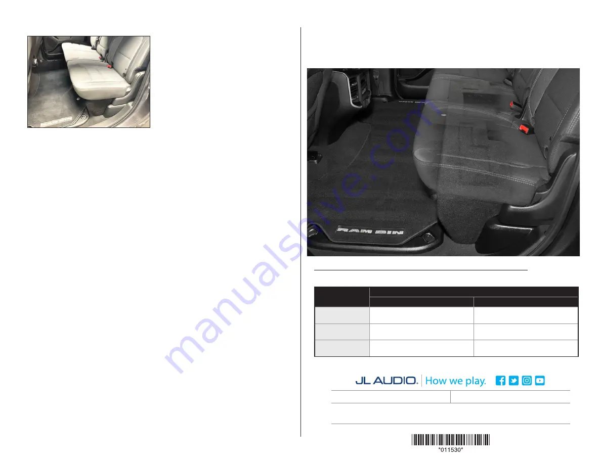 JL Audio Stealthbox SB-D-5GRAMCCF/12TW3 Installation Manual Download Page 5