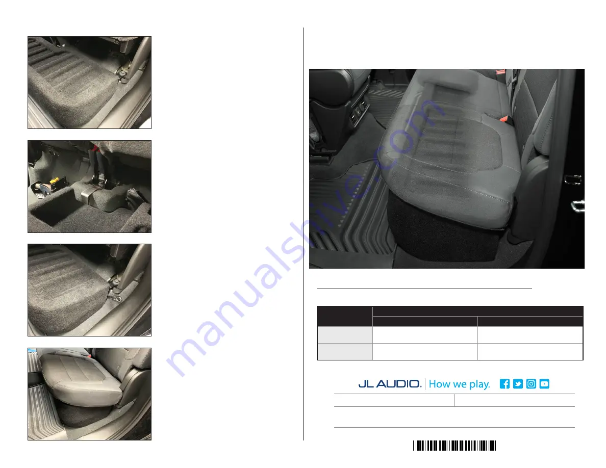 JL Audio Stealthbox SB-GM-SLVD4/10TW3 Installation Manual Download Page 5