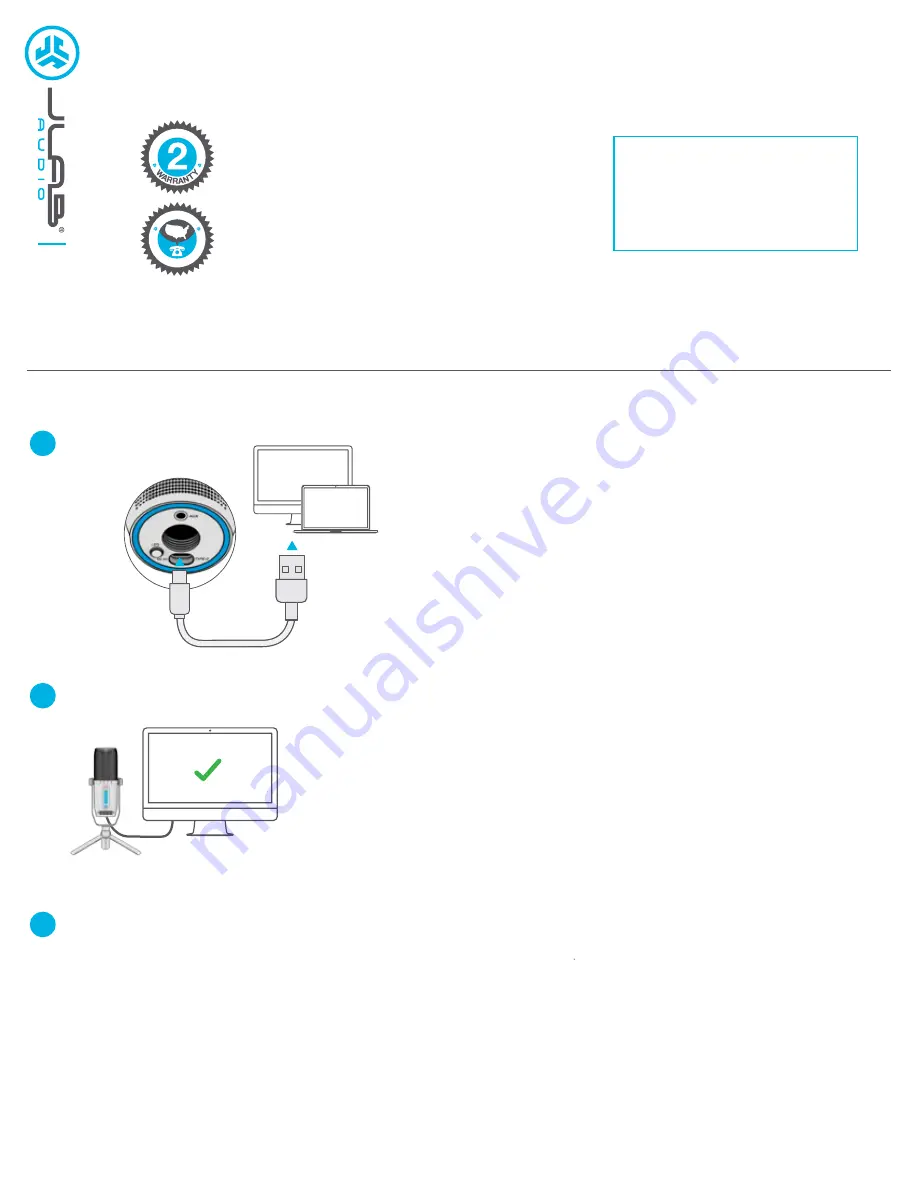 JLab Audio Talk PRO Manual Download Page 1