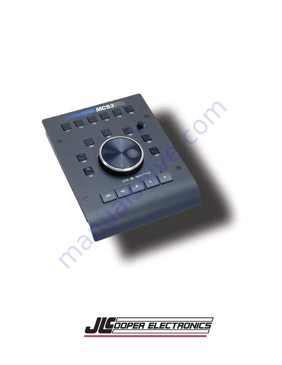 JLCooper Electronics Media Control Station3 Скачать руководство пользователя страница 1