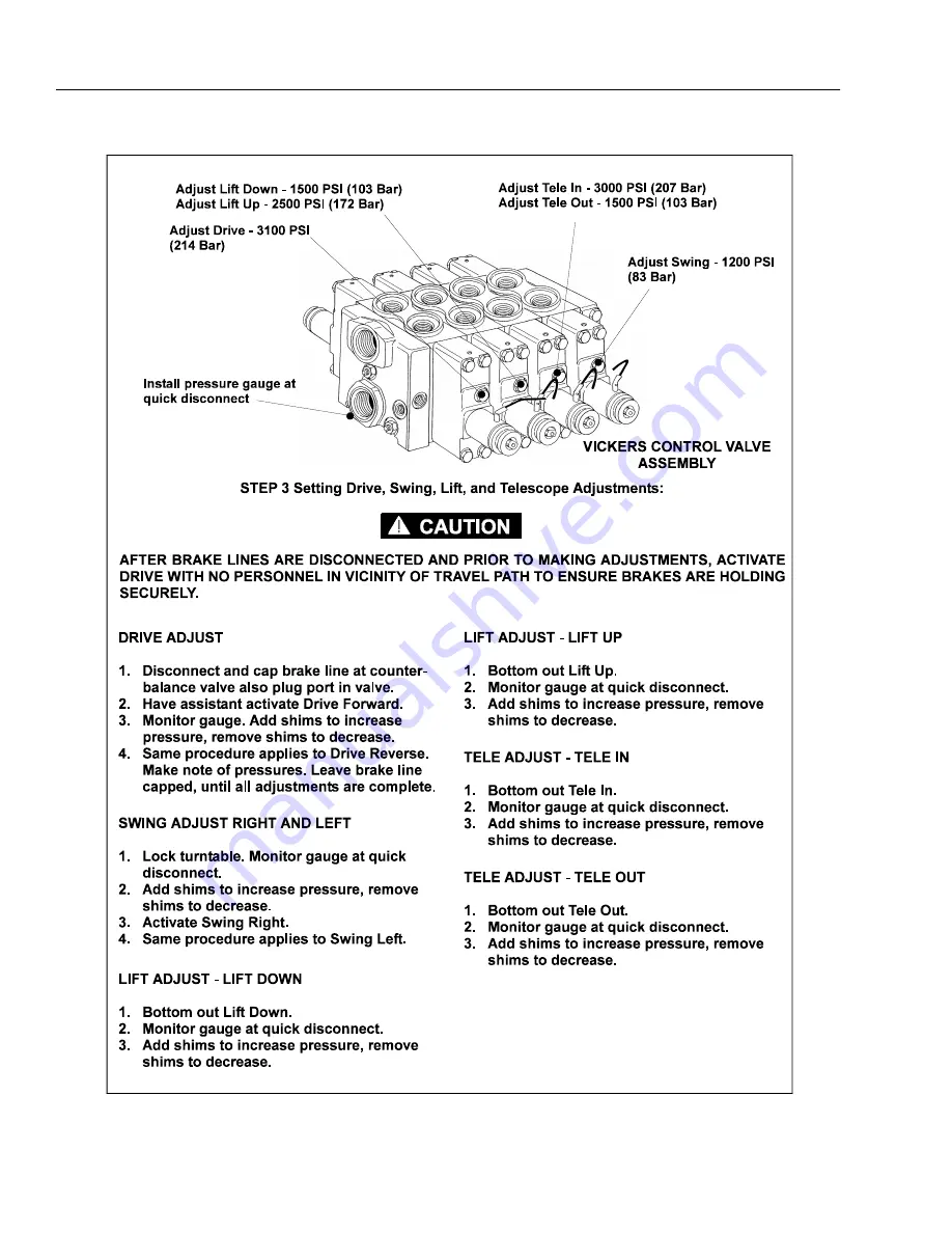 JLG 80HX Service Maintenance Manual Download Page 60