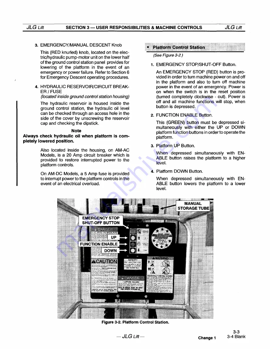 JLG AM-19 Скачать руководство пользователя страница 22