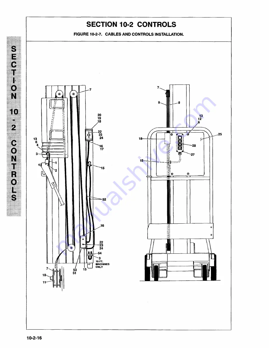 JLG AM-19 Operators And Safety Manual Service & Maintenance Manual Illustrated Parts Manual Download Page 92