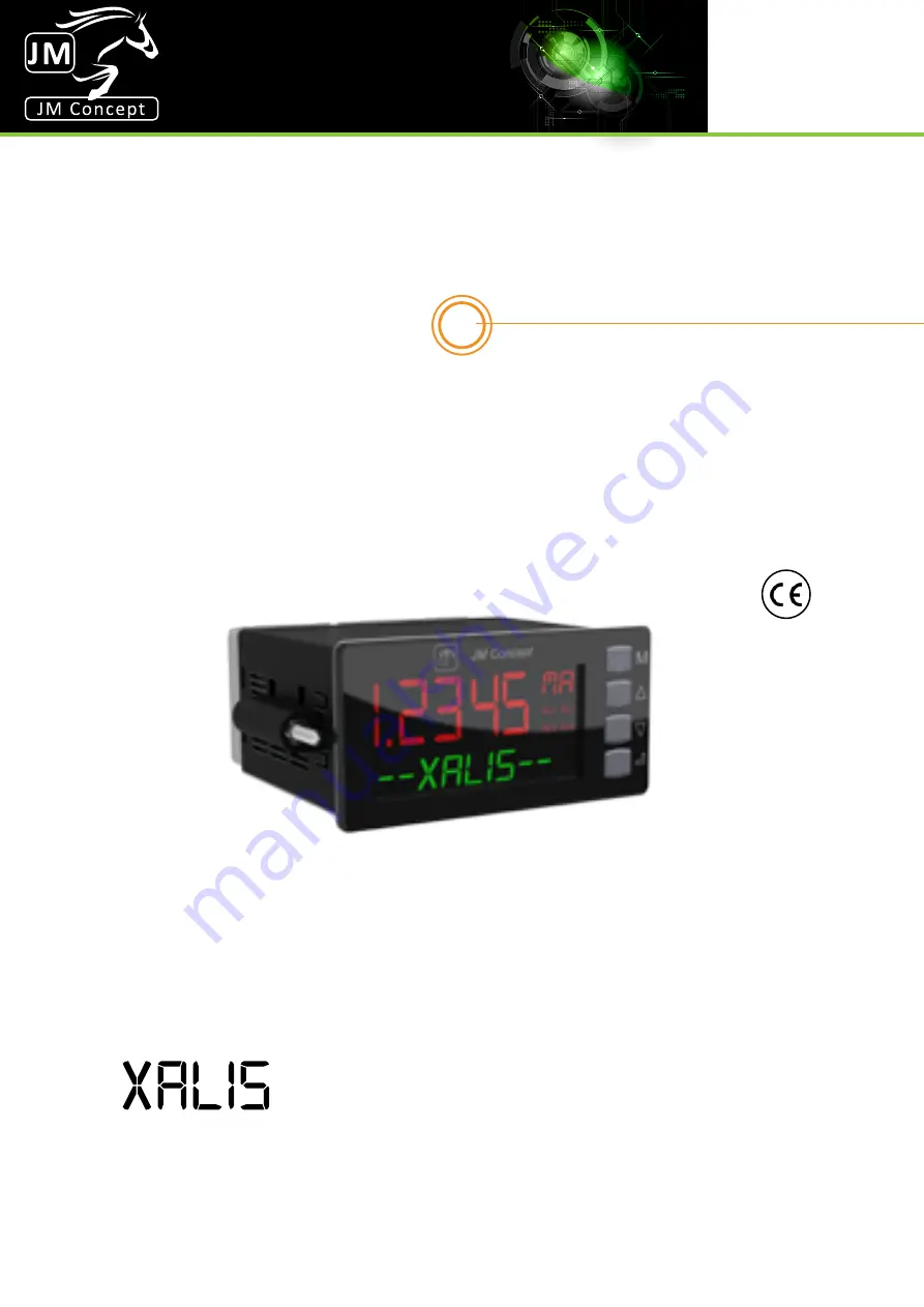 JM Concept Xalis 1000 User Manual Download Page 1