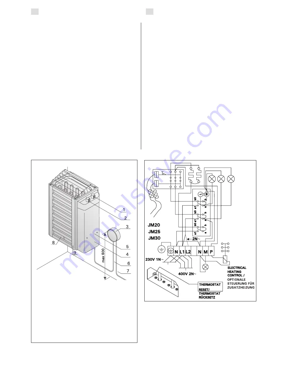 JM JM20 Instructions For Installation And Use Manual Download Page 16