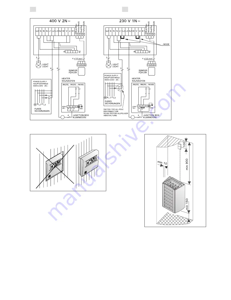 JM JM20 Instructions For Installation And Use Manual Download Page 17