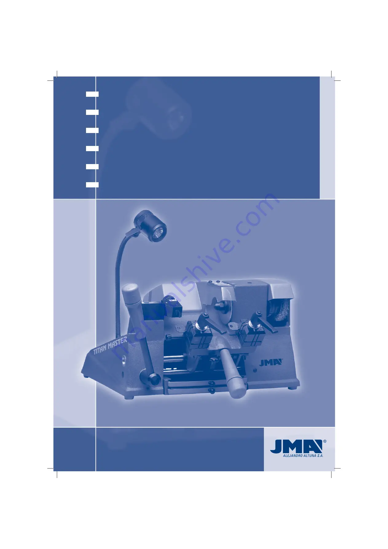 JMA TITAN MASTER Instruction Manual Download Page 1