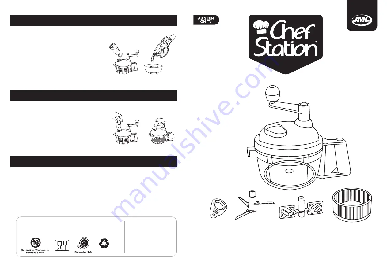 JML Chef Station Instructions Download Page 1