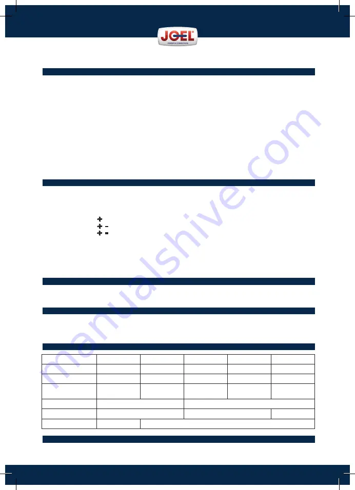 JO-EL 821027 User Manual Download Page 7