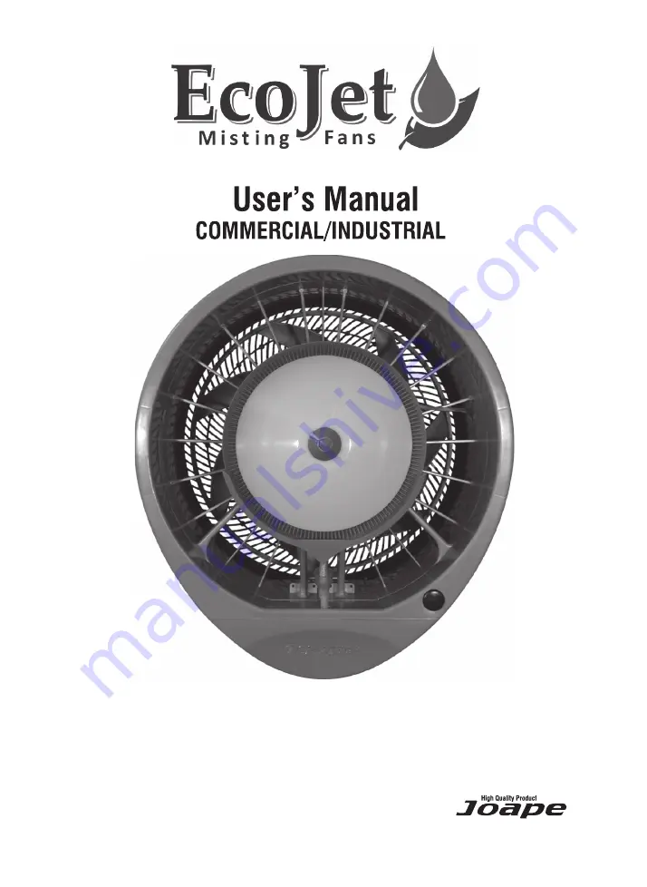 Joape EcoJet Cyclone User Manual Download Page 1