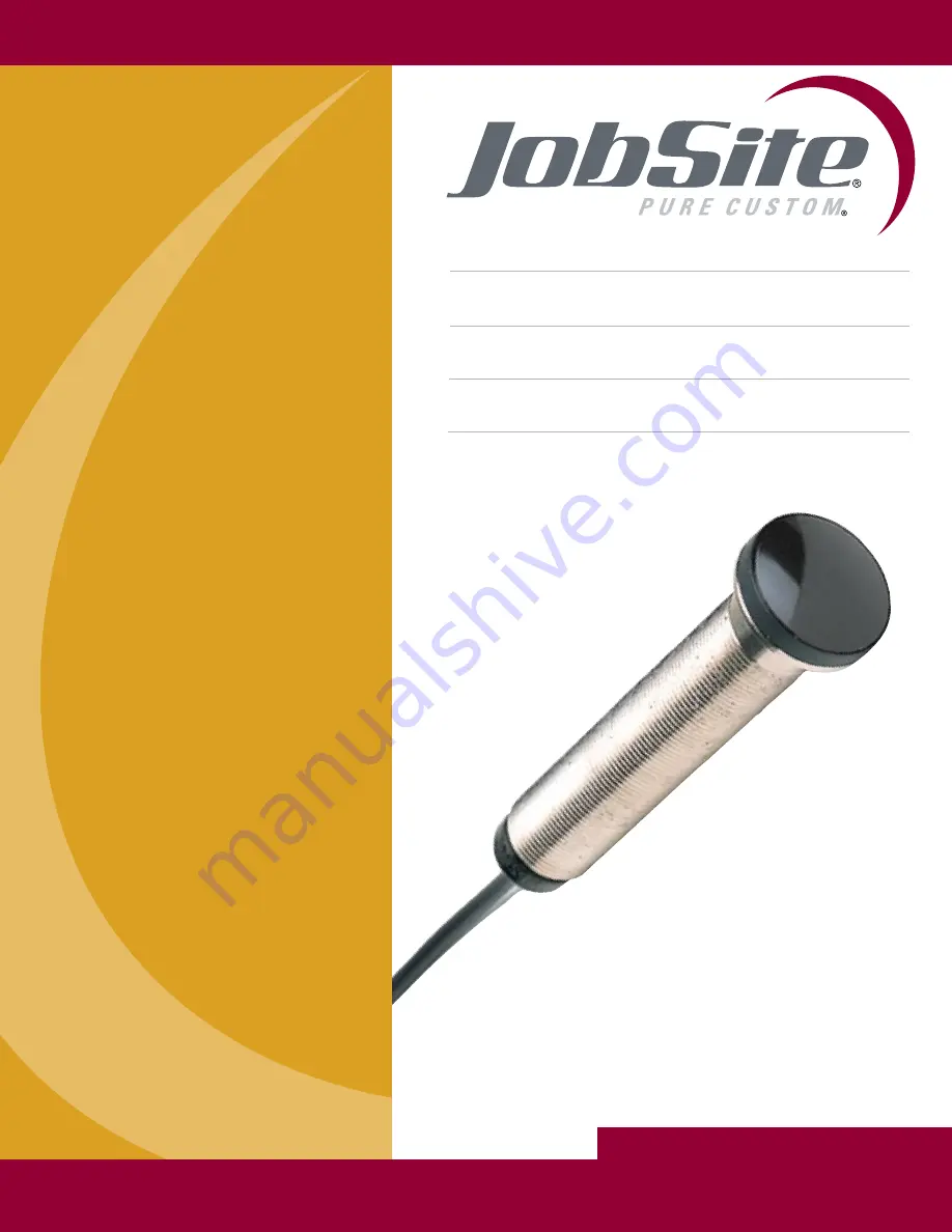 Jobsite IR-FMR MKII Datasheet Download Page 1