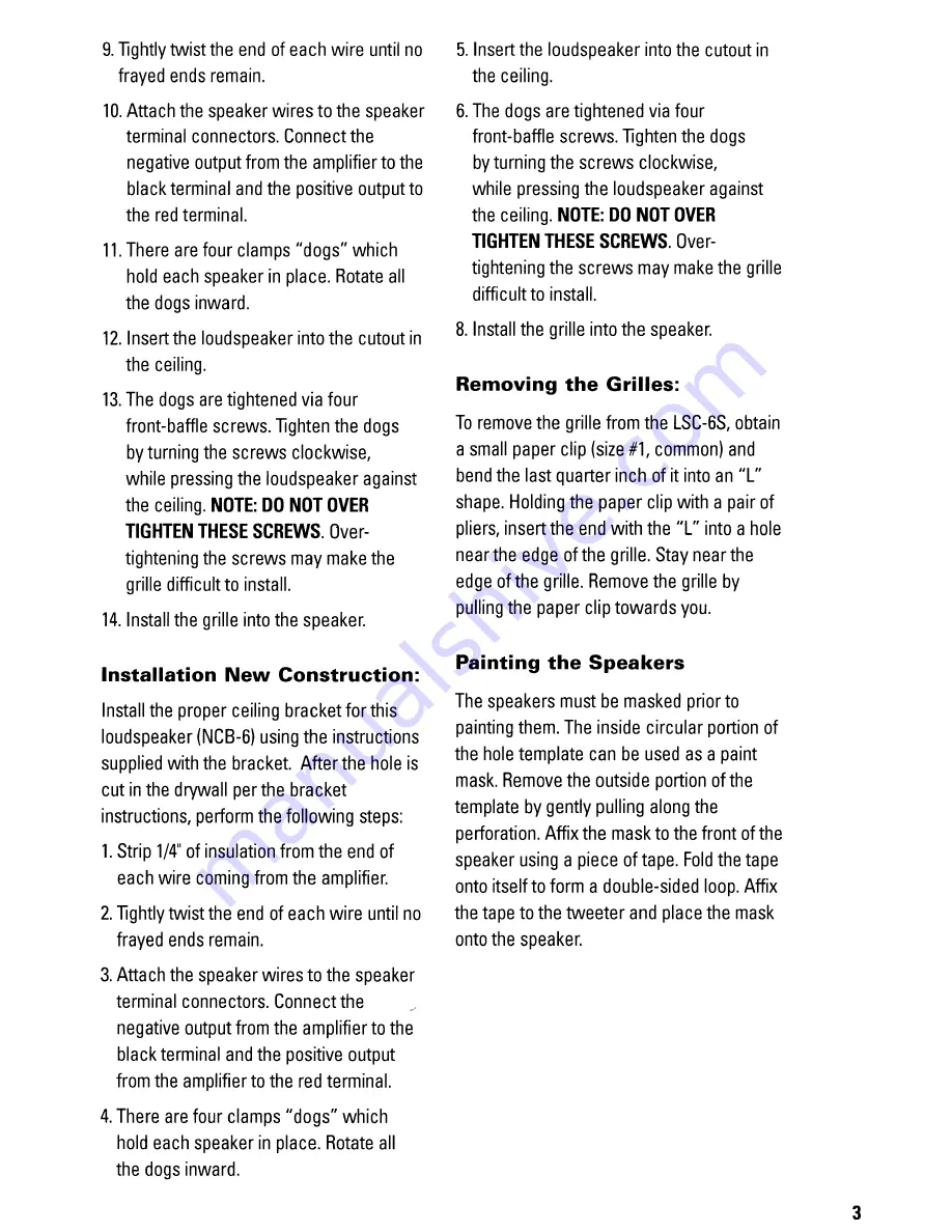 Jobsite LSC-6S Installation & User Manual Download Page 5