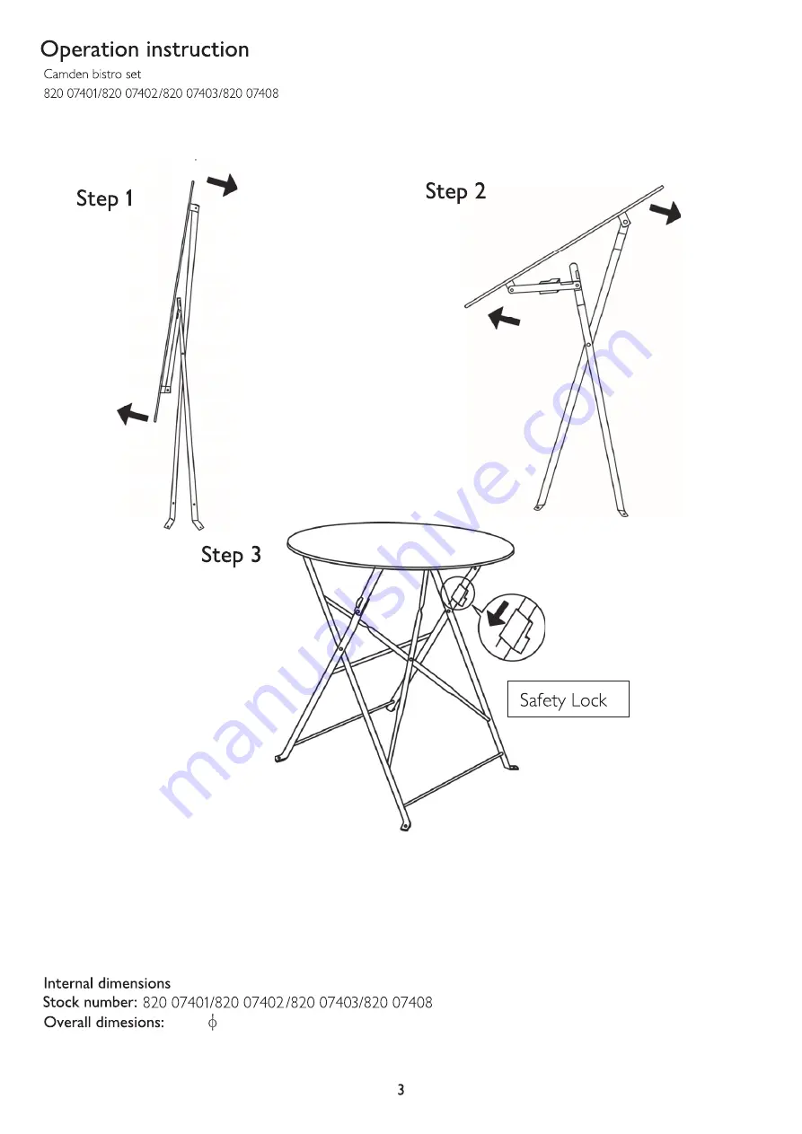 John Lewis CAMDEN 820 07402 Скачать руководство пользователя страница 4