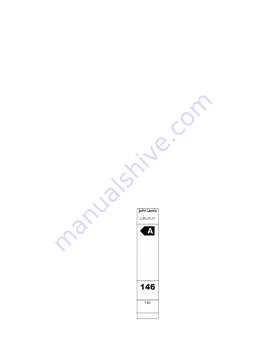 John Lewis JLBIUCL 01 Instruction Manual Download Page 18