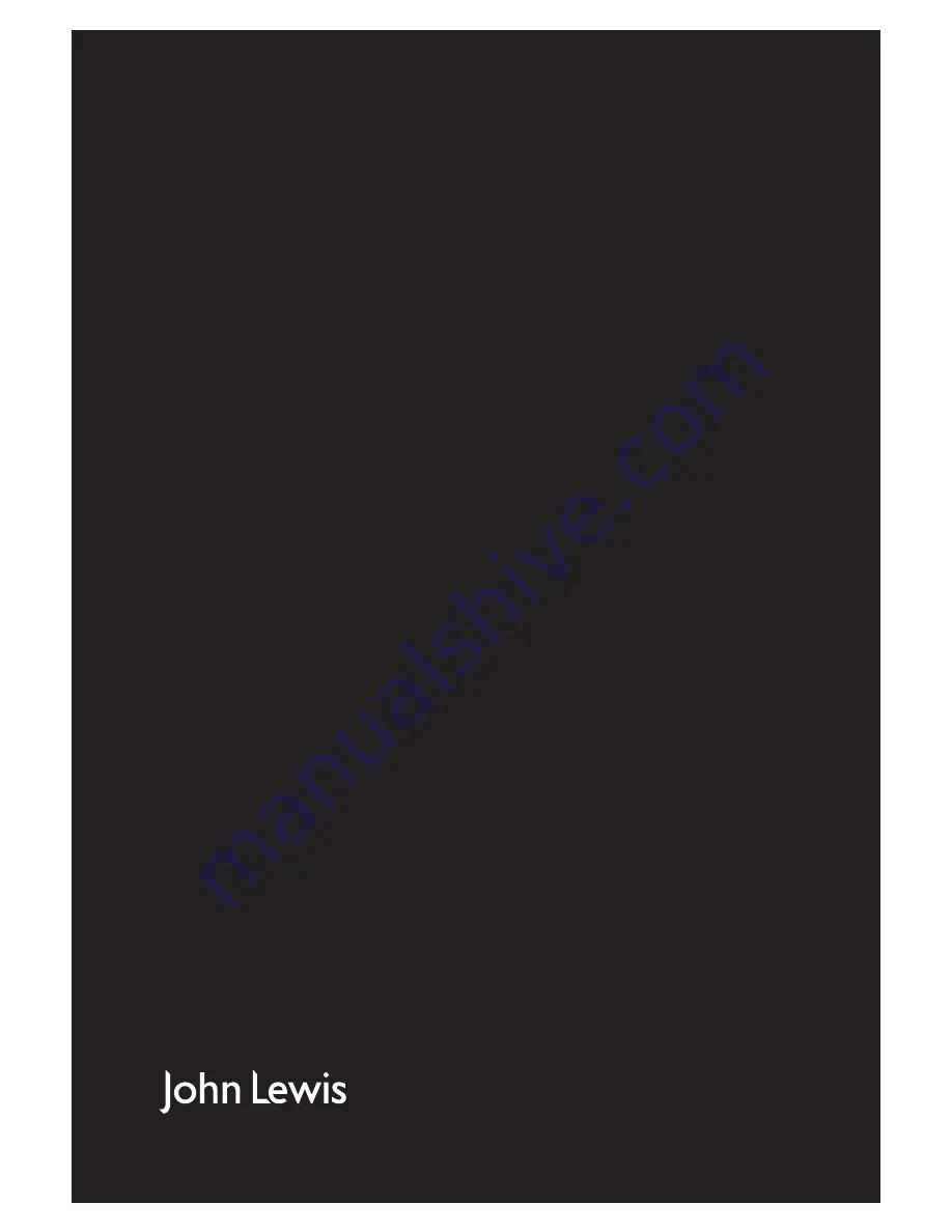 John Lewis JLFFS2033 User Manual Download Page 1