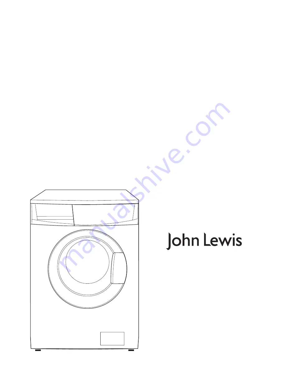 John Lewis JLWM 1203 Скачать руководство пользователя страница 1