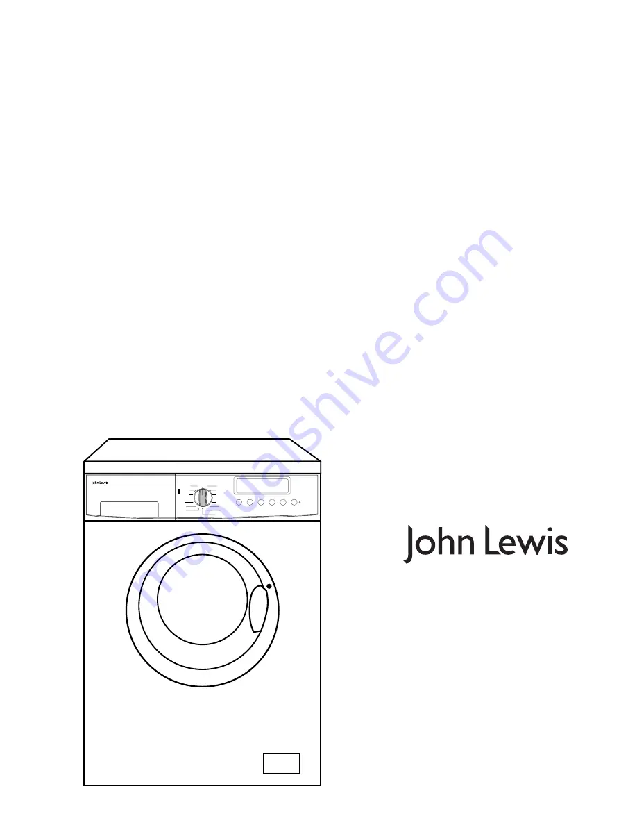 John Lewis JLWM1603 Instruction Manual Download Page 1