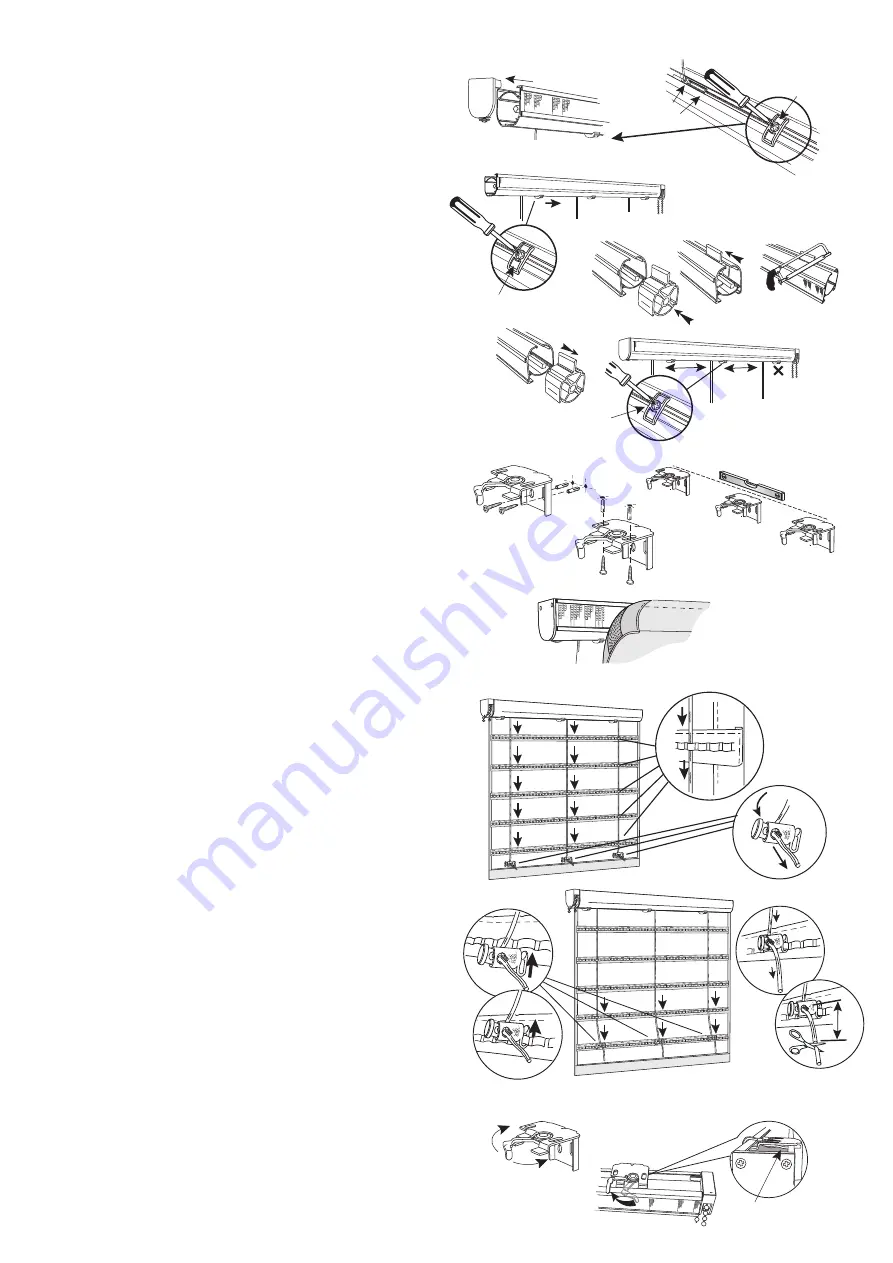 John Lewis Sidewinder roman blind kit Quick Start Manual Download Page 3