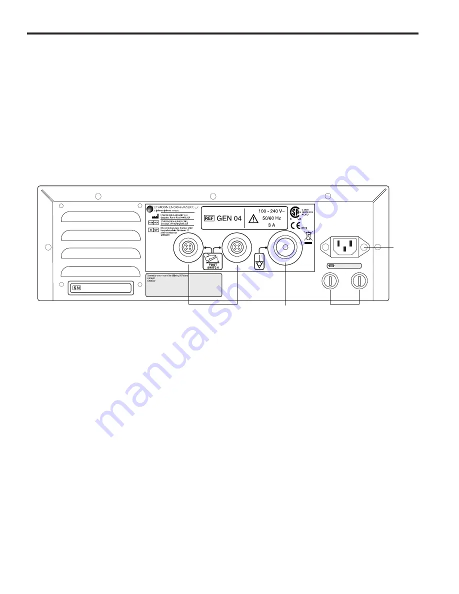 Johnson & Johnson ETHICON ENDO-SURGERY HARMONIC 300 Service Manual Download Page 18