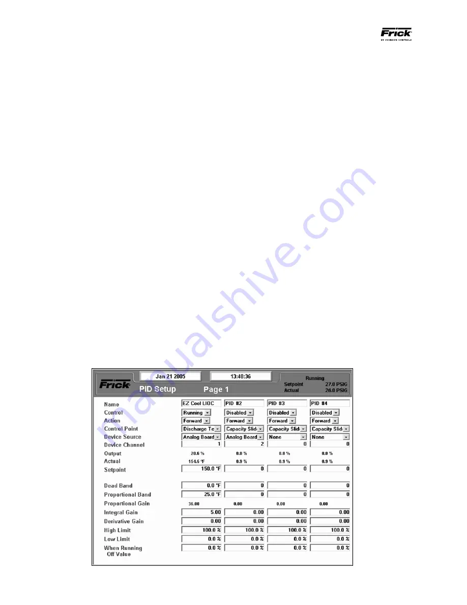 Johnson Controls Frick 1179 Manual Download Page 20