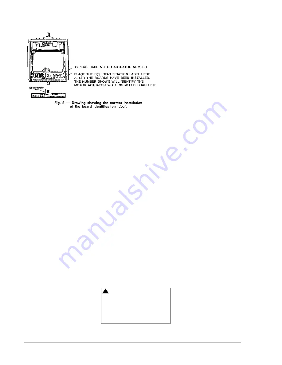 Johnson Controls R81EAA Quick Start Manual Download Page 2