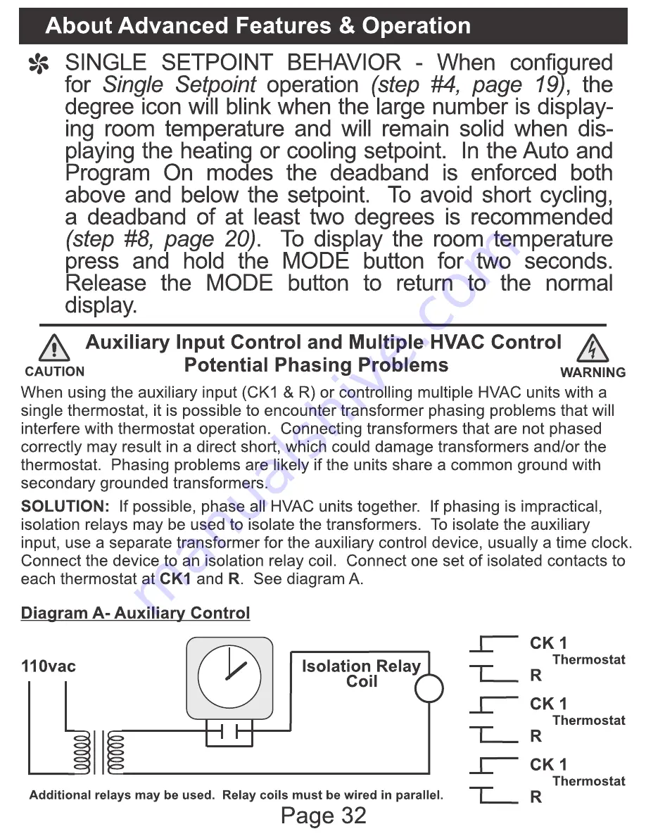 Johnson Controls T701DFP-4 Owner'S Manual Download Page 33