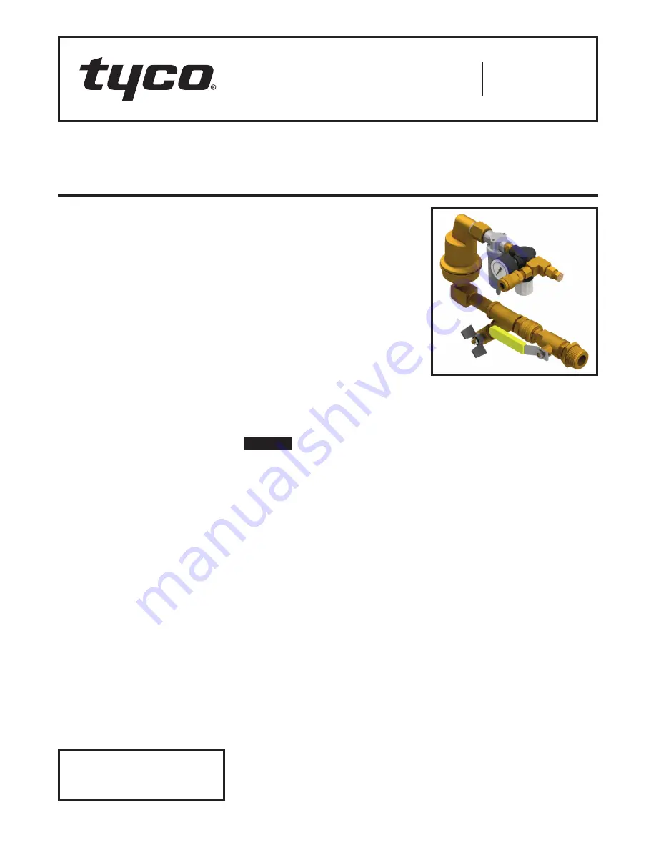 Johnson Controls tyco TAV-D Manual Download Page 1