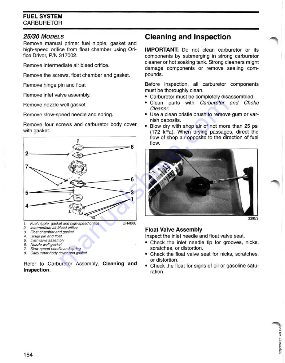 Johnson 15 2004 Service Manual Download Page 155