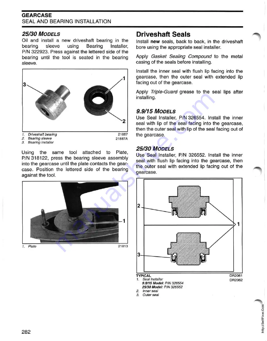 Johnson 15 2004 Service Manual Download Page 283