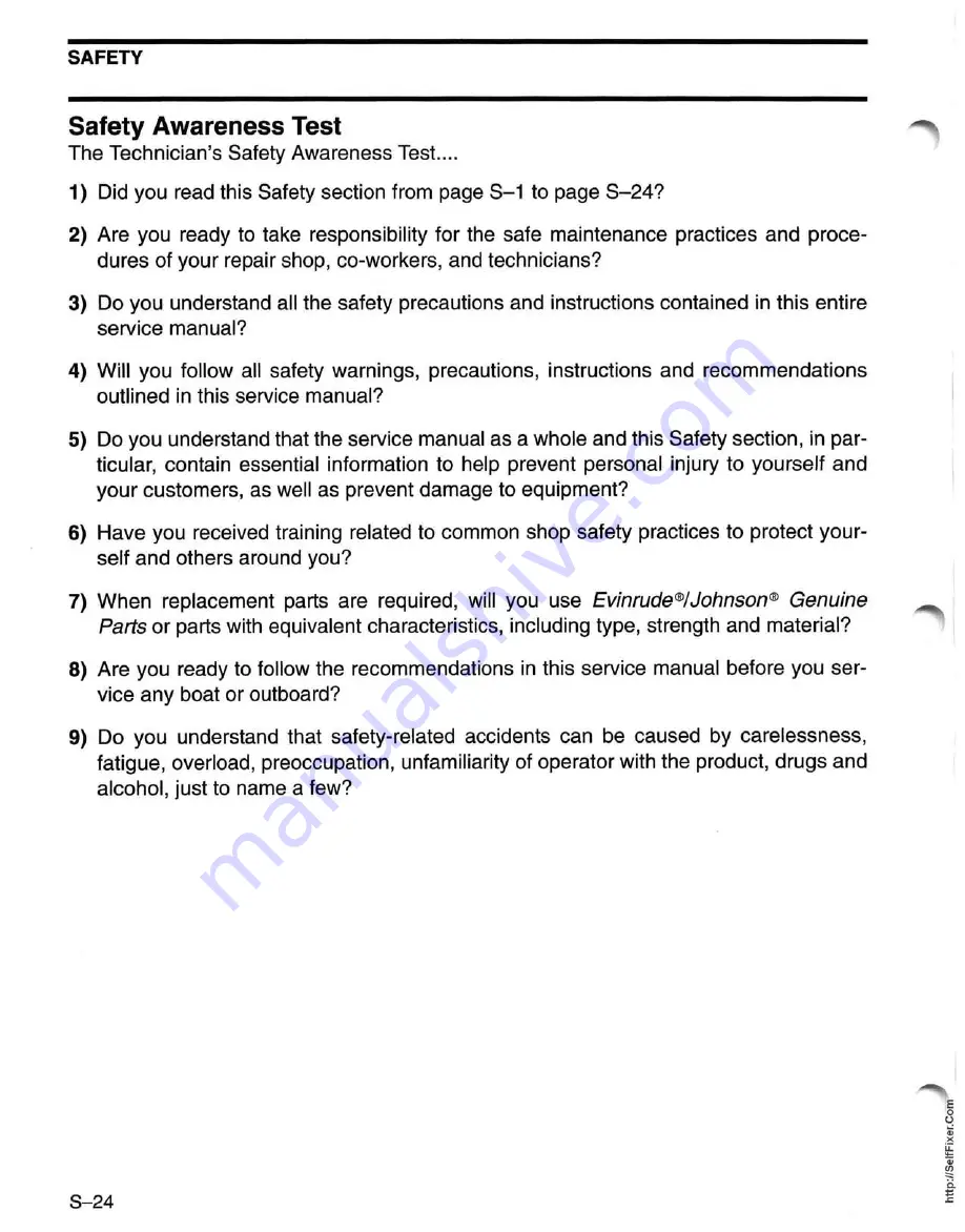 Johnson 15 2004 Service Manual Download Page 329